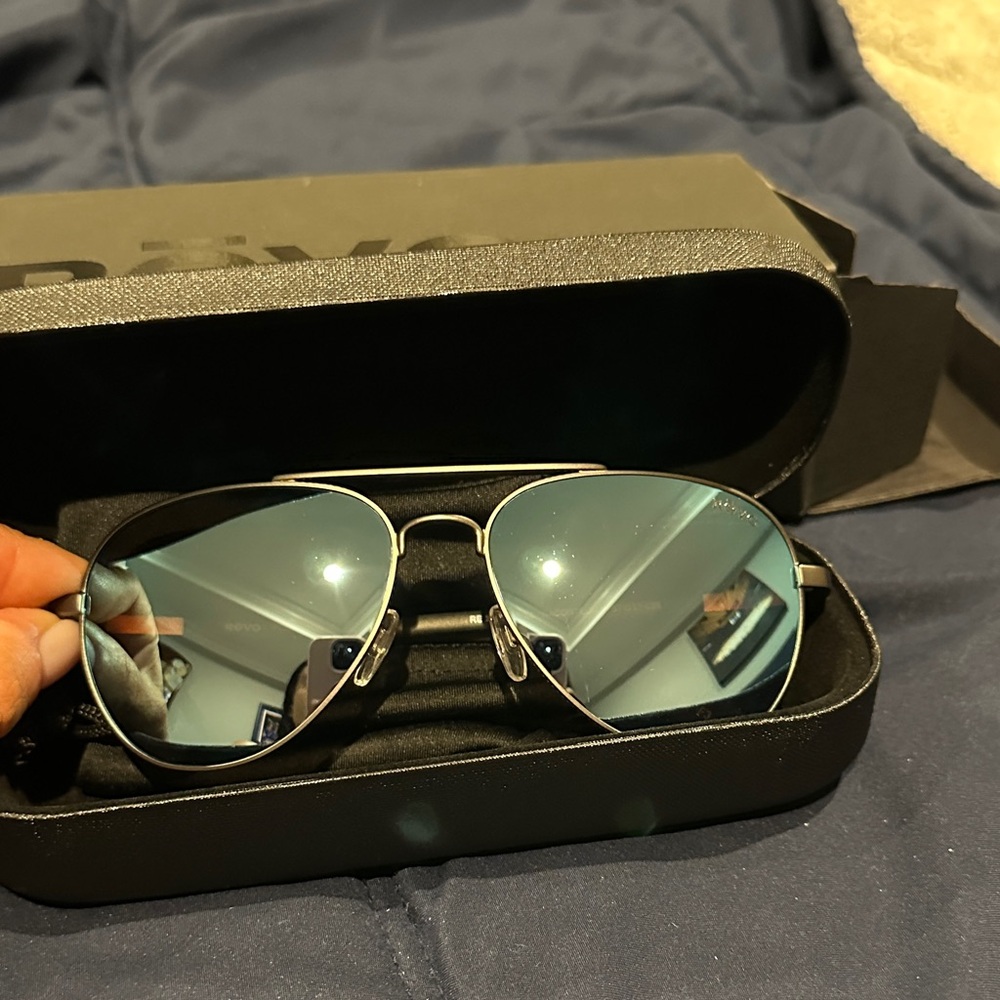 Revo Blue Aviator Sunglasses